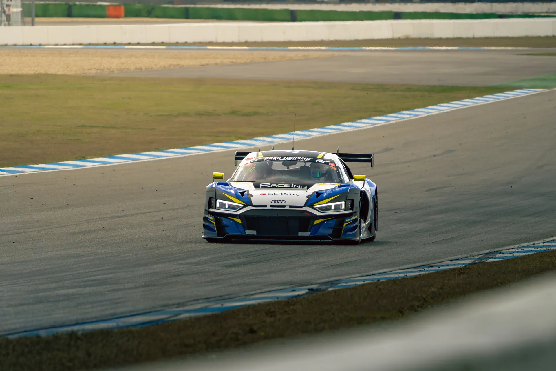 Audi R8 Blau — Motorsport photography, Dans Trackday, image 23
