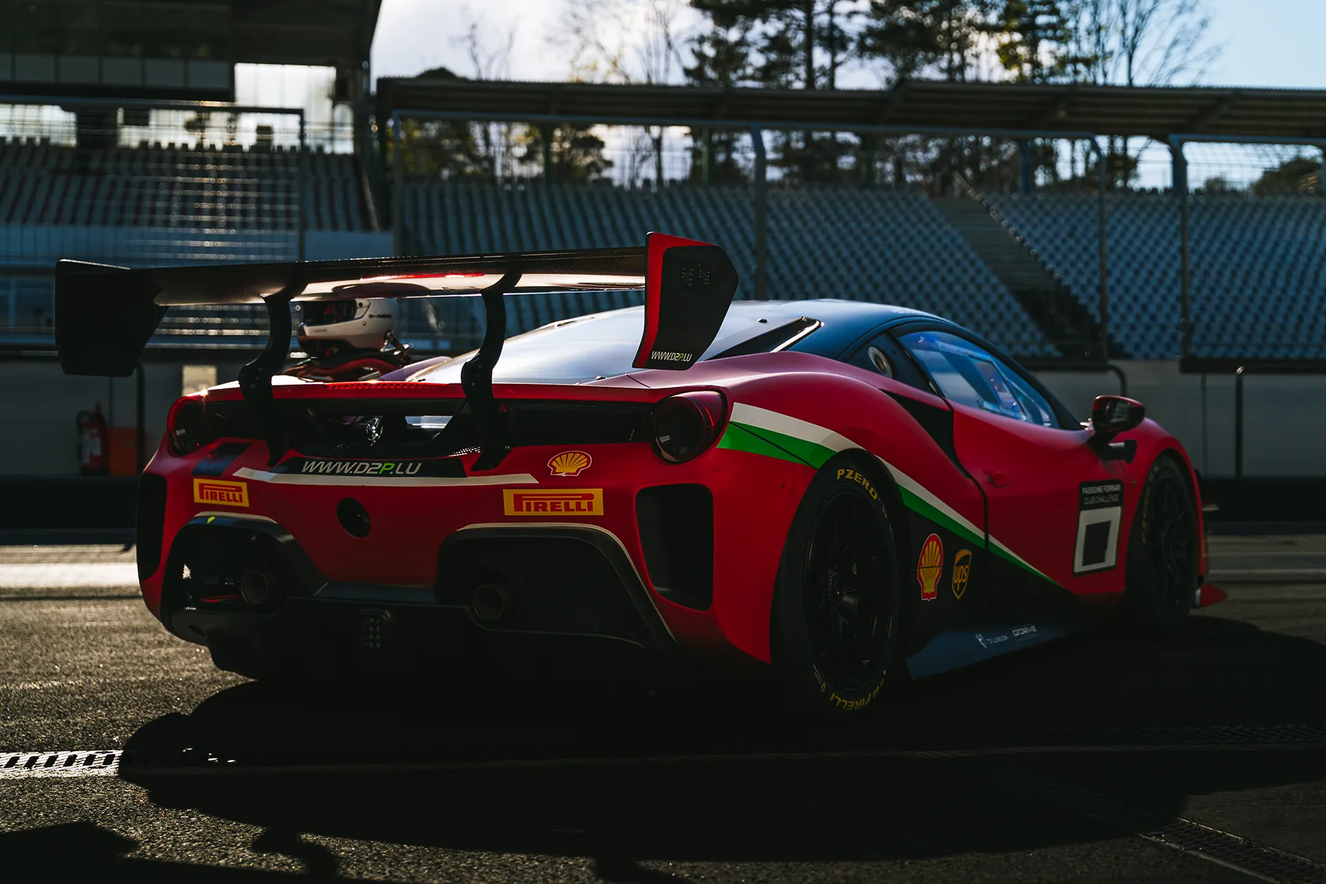 Ferrari Rot NR378 — Motorsport photography, Dans Trackday, image 21